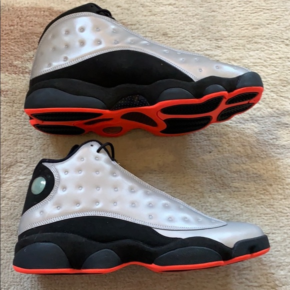 Air Jordan 13 reflective high top 3M